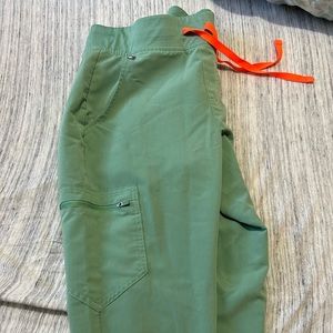 Small sage green figs joggers